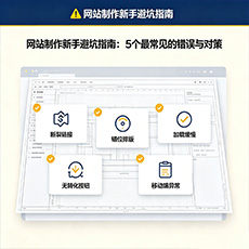 聊城建站-网站制作新手避坑指南：5个最常见的错误与对策