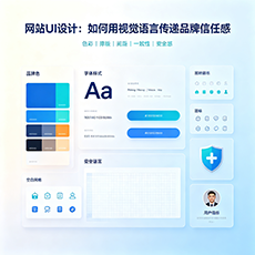 聊城建站-网站UI设计：如何用视觉语言传递品牌信任感